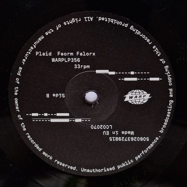 Plaid - Feorm Falorx | Warp Records (WARPLP356) - 4