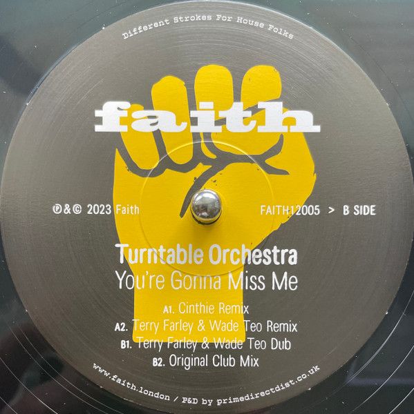 Turntable Orchestra - You're Gonna Miss Me | Faith (FAITH12005) Turntable Orchestra - You're Gonna Miss Me | Faith (FAITH12005)