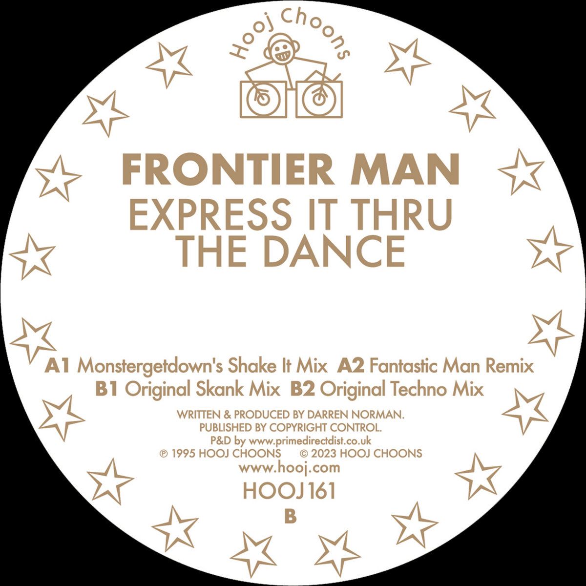 Frontier Man - Express It Thru The Dance | Hooj Choons (HOOJ161) - main Frontier Man - Express It Thru The Dance | Hooj Choons (HOOJ161) - main