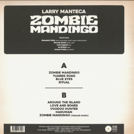 Larry Manteca - Zombie Mandingo | Four Flies Records (FLIES67) - 2