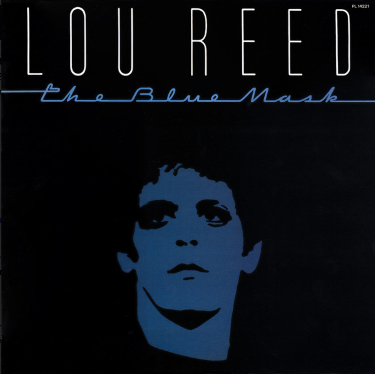 Lou Reed - The Blue Mask | RCA (PL 14221) - main Lou Reed - The Blue Mask | RCA (PL 14221) - main
