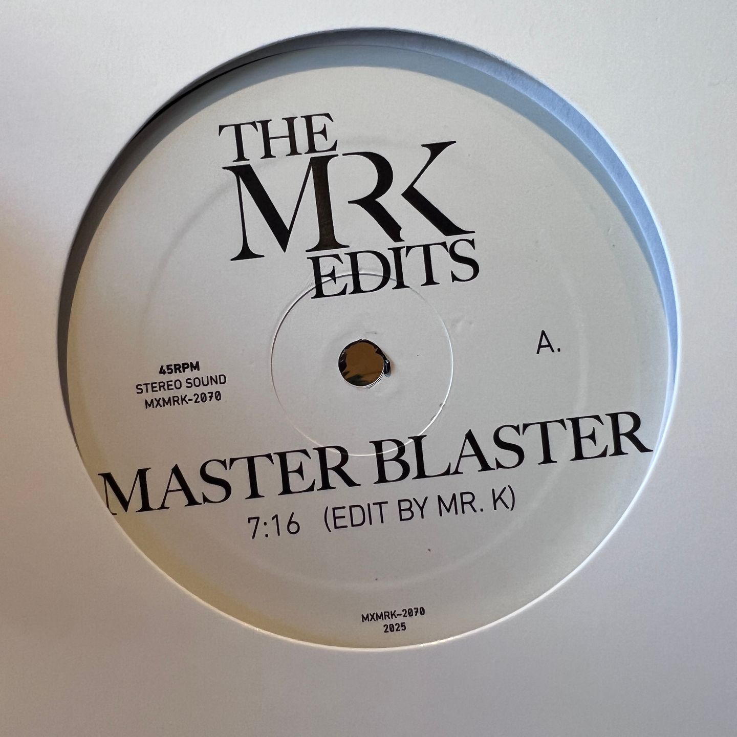 The MR K EDITS - Master Blaster | Most Excellent Unlimited (MXMRK 2070)