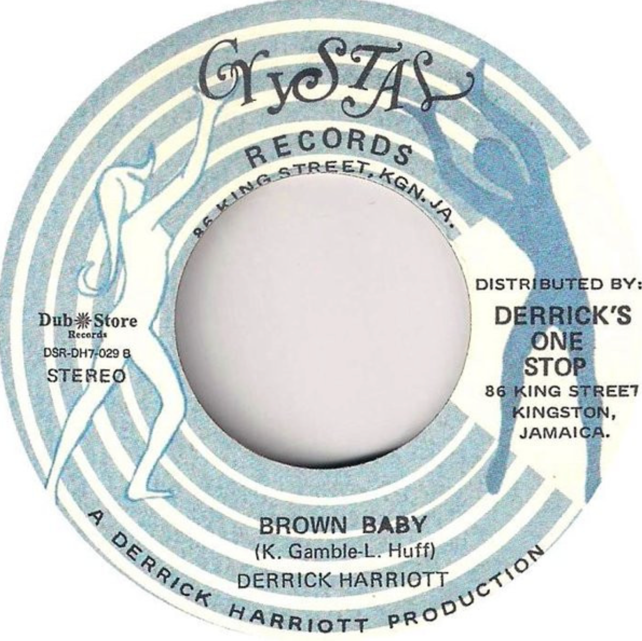 The Chosen Few / Derrick Harriott - People Make The World Go Round / Brown Baby | Crystal Records (DSR-DH7-029) - 4