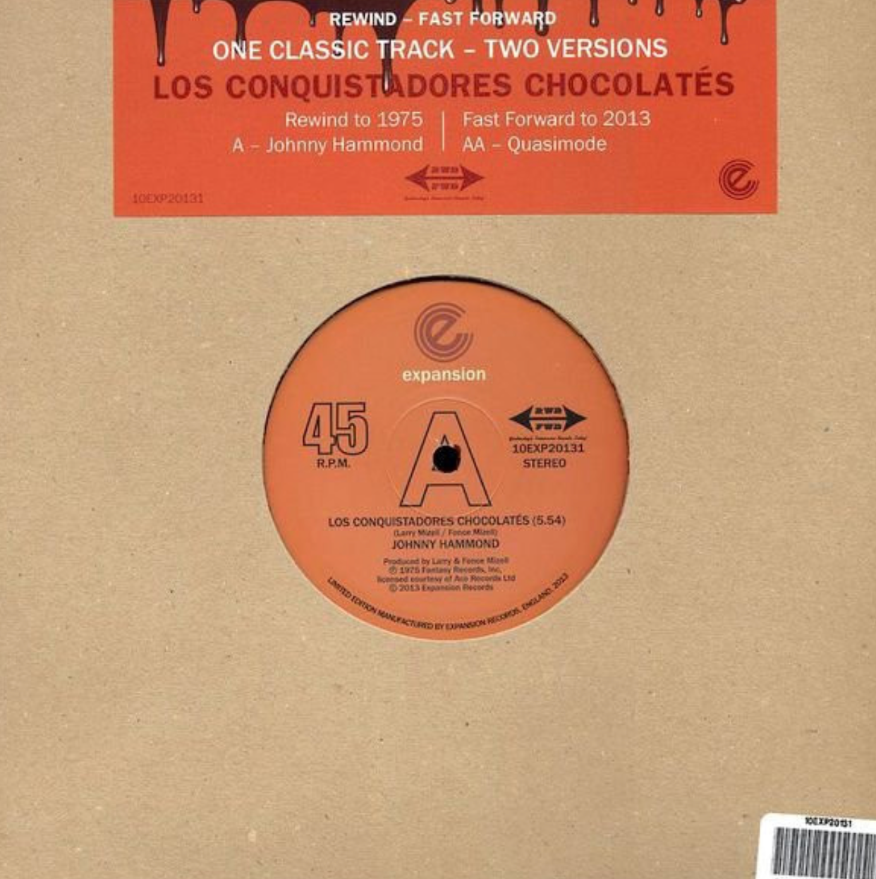 Johnny Hammond / Quasimode - Los Conquistadores Chocolates | Expansion (10EXP20131) - main