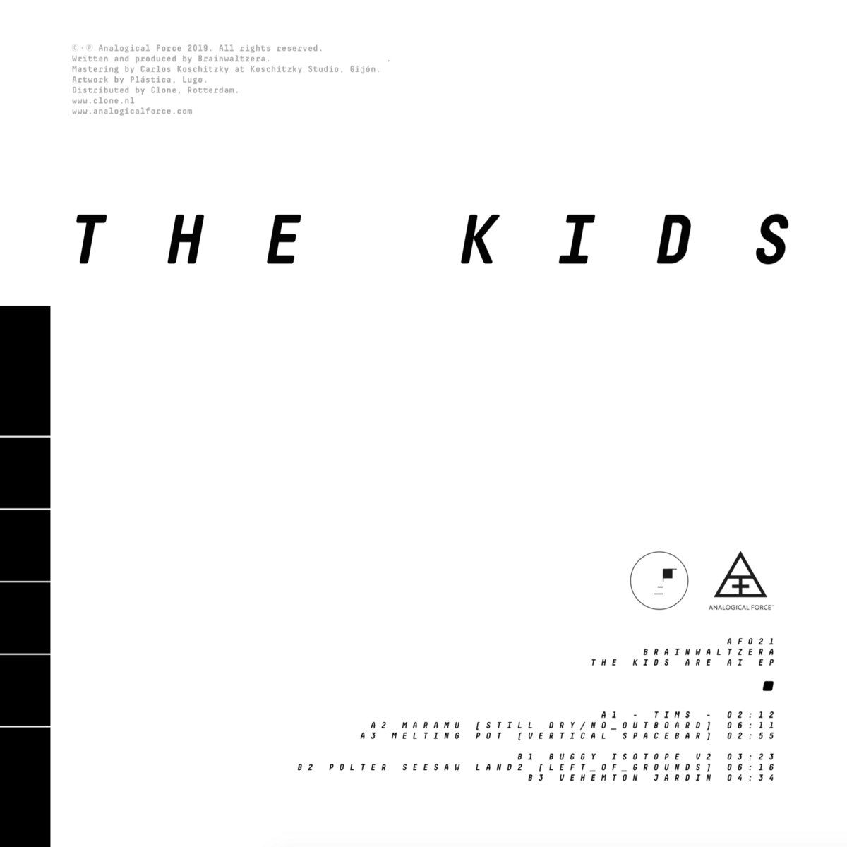 Brainwaltzera - The Kids Are AI EP | Analogical Force (AF021) - 3 Brainwaltzera - The Kids Are AI EP | Analogical Force (AF021) - 3