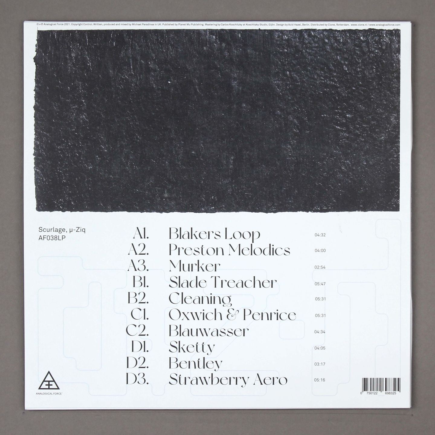µ-Ziq - Scurlage | Analogical Force (AF038LP) - 4 µ-Ziq - Scurlage | Analogical Force (AF038LP) - 4