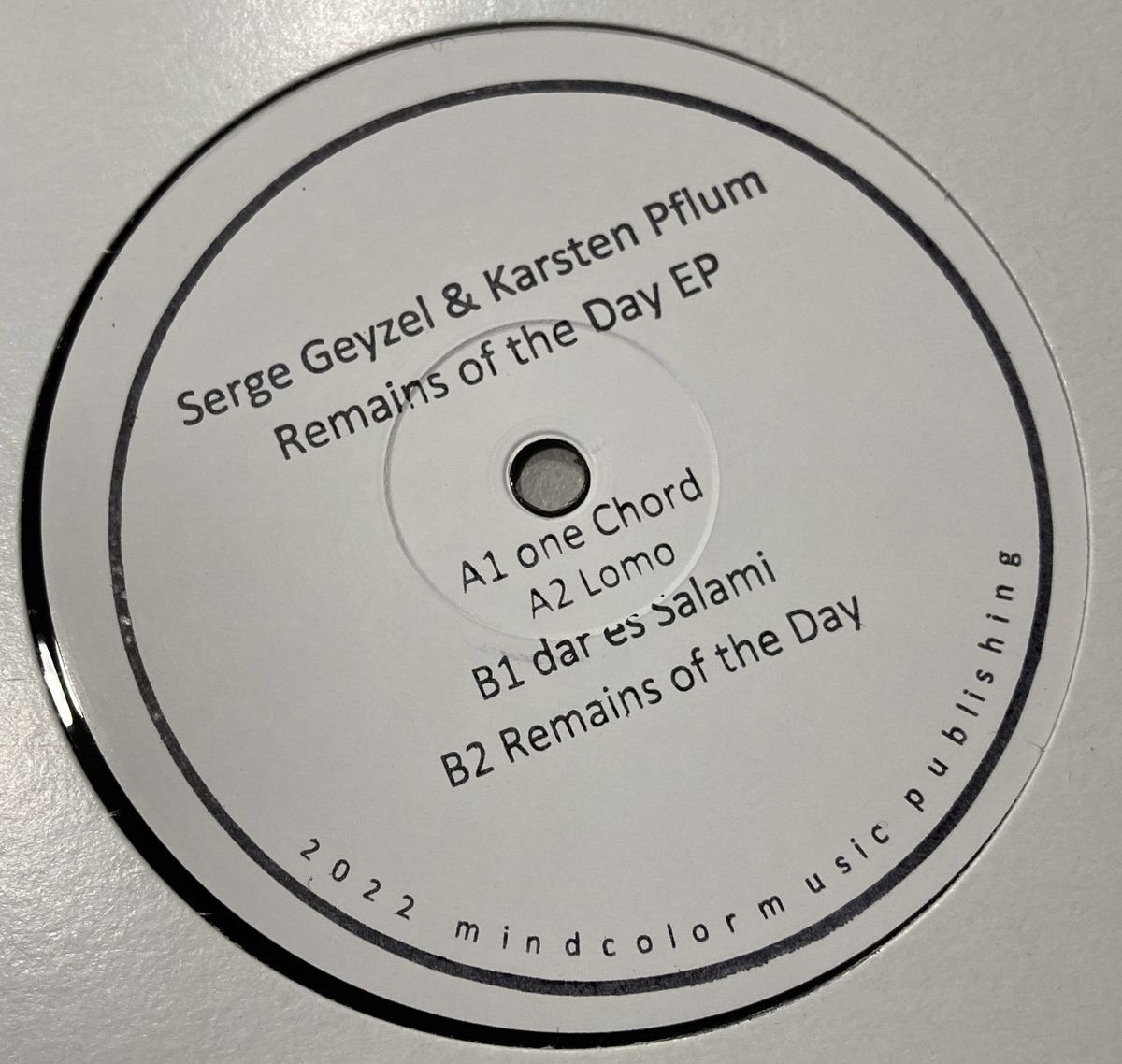 Serge Geyzel & Karsten Pflum - Remains Of The Day EP | mindcolormusic (none)
