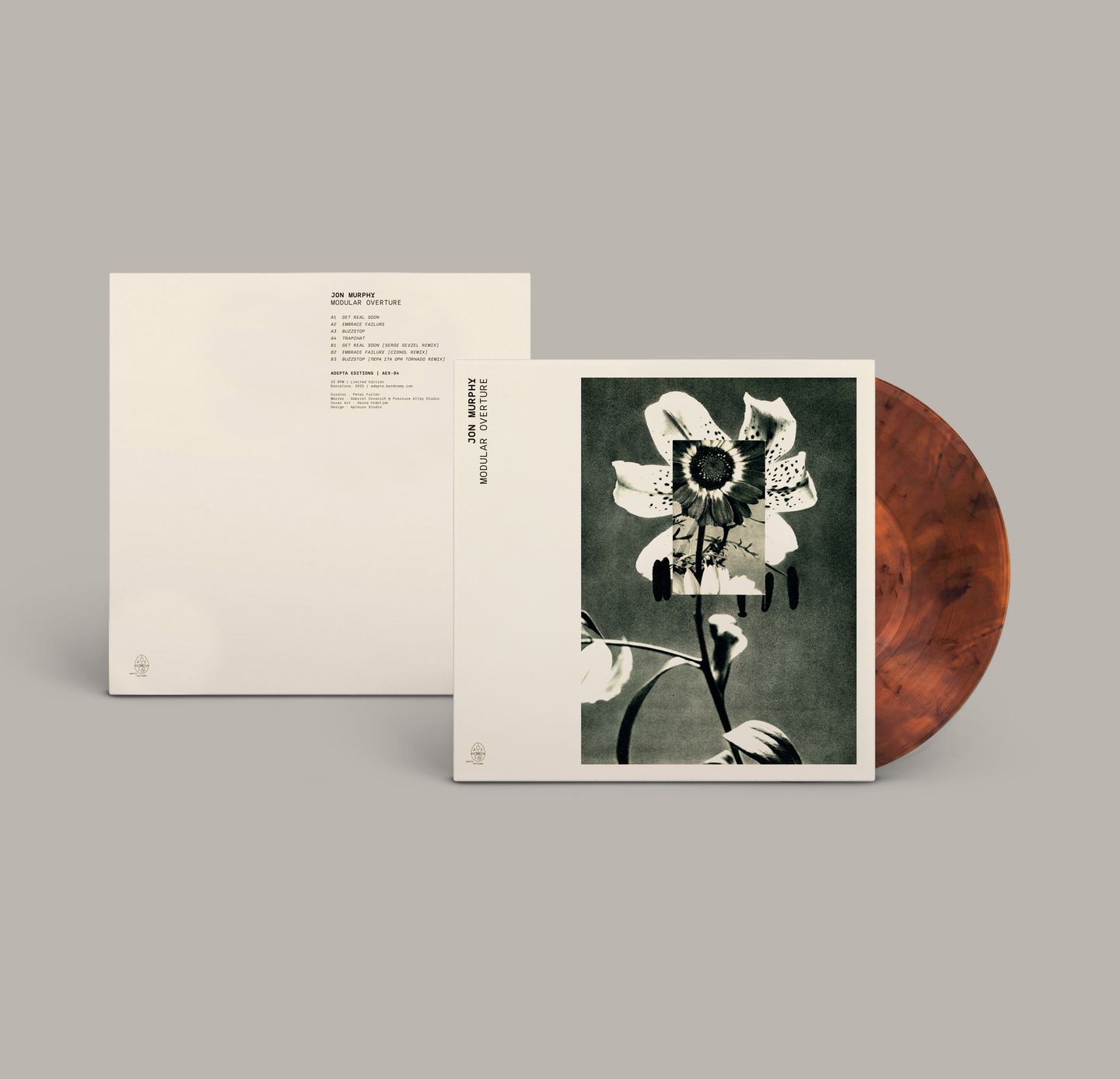Jon Murphy - Modular Overture | Orange Marbles Vinyl | Adepta Editions (AEX-04) - 2 Jon Murphy - Modular Overture | Orange Marbles Vinyl | Adepta Editions (AEX-04) - 2