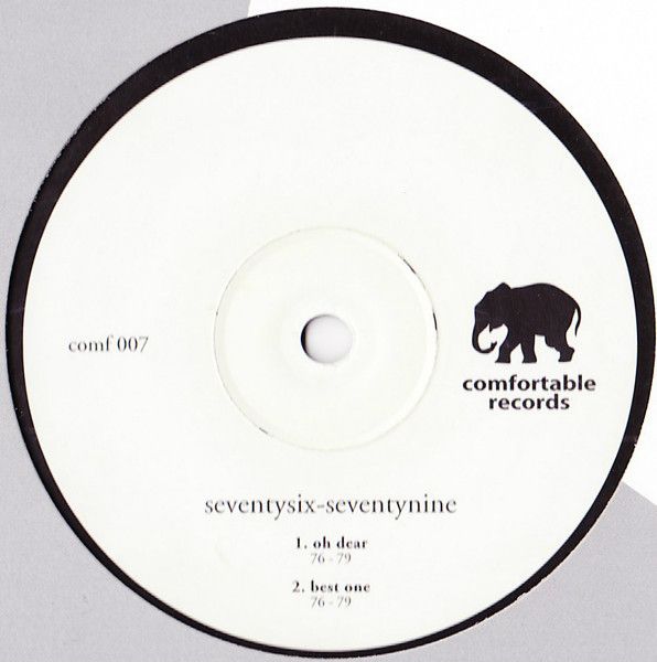 76 79 - Seventysix - Seventynine | Comfortable Records (COMF007)