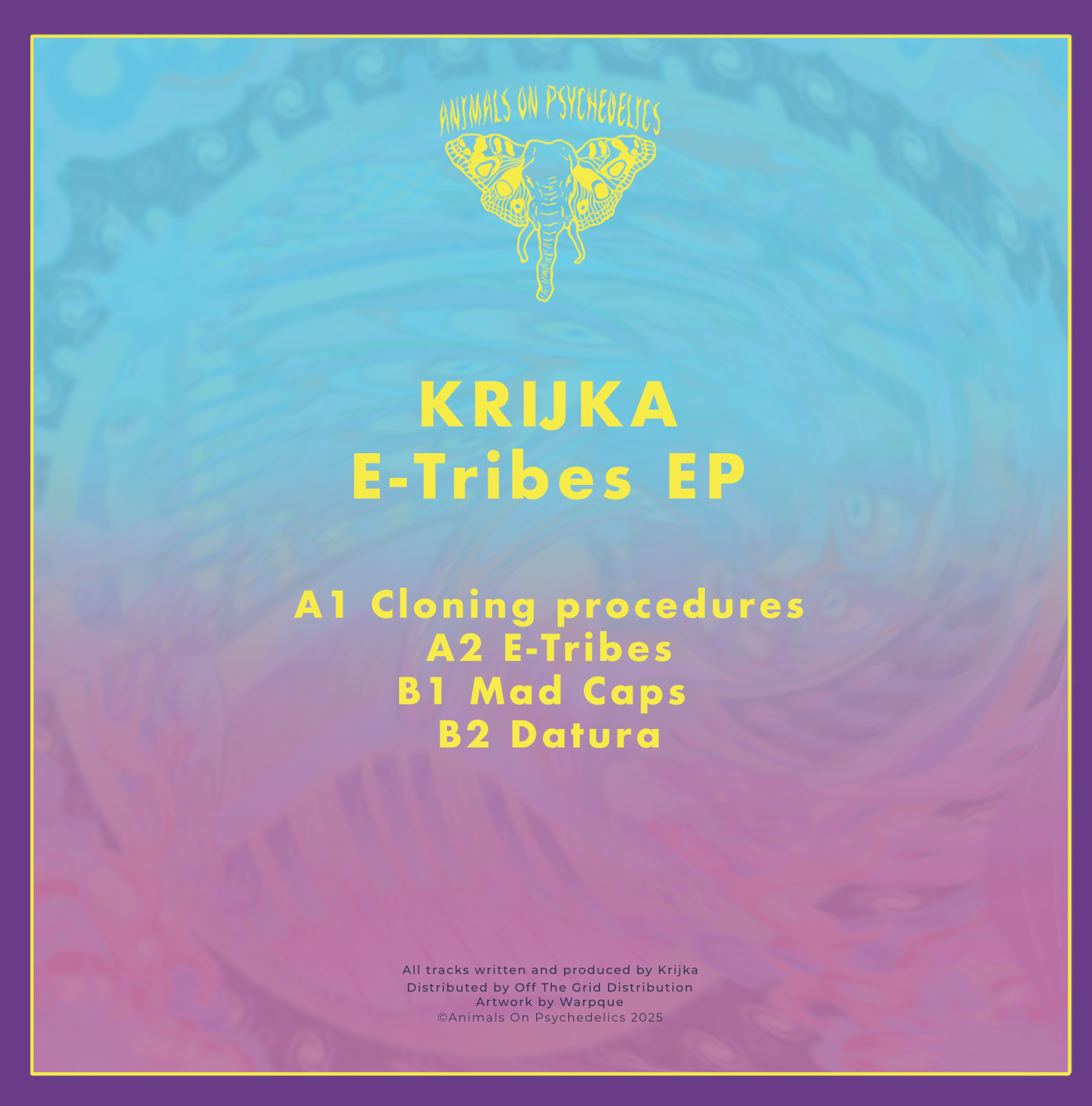 Krijka - E-Tribes | Animals On Psychedelics (AOP010) - 2 Krijka - E-Tribes | Animals On Psychedelics (AOP010) - 2