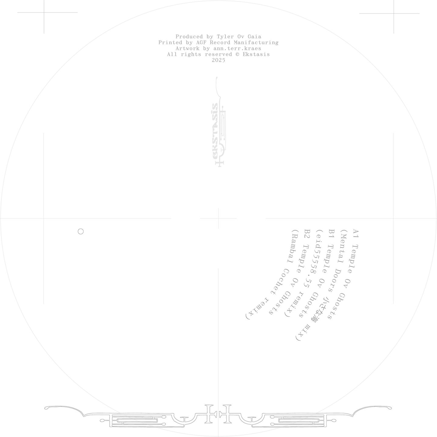 Tyler Ov Gaia - Temple Ov Ghosts | Ekstasis (EKSTASIS001) - 2