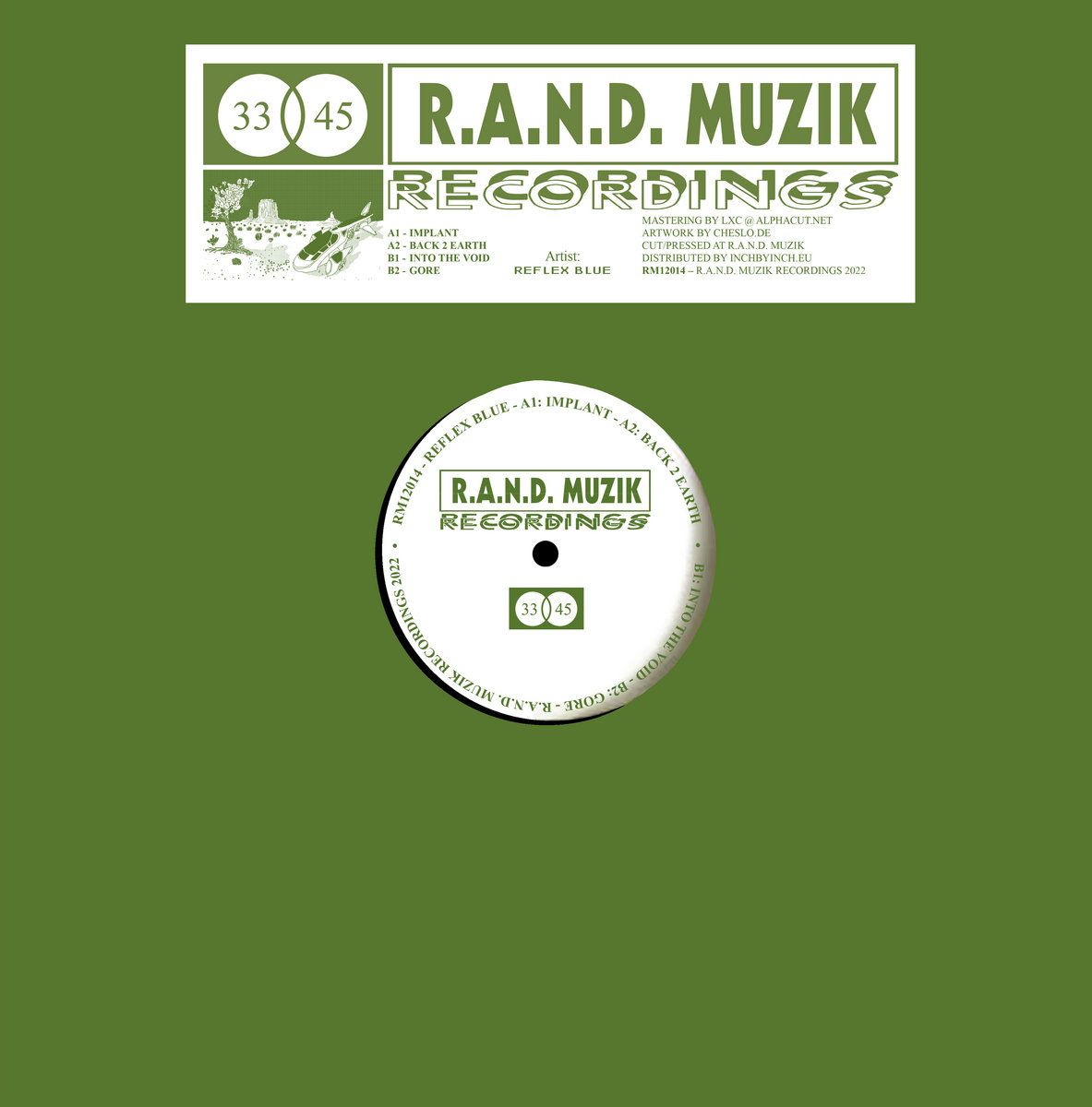 Reflex Blue - RM12014 | R.A.N.D. Muzik Recordings (RM12014)
