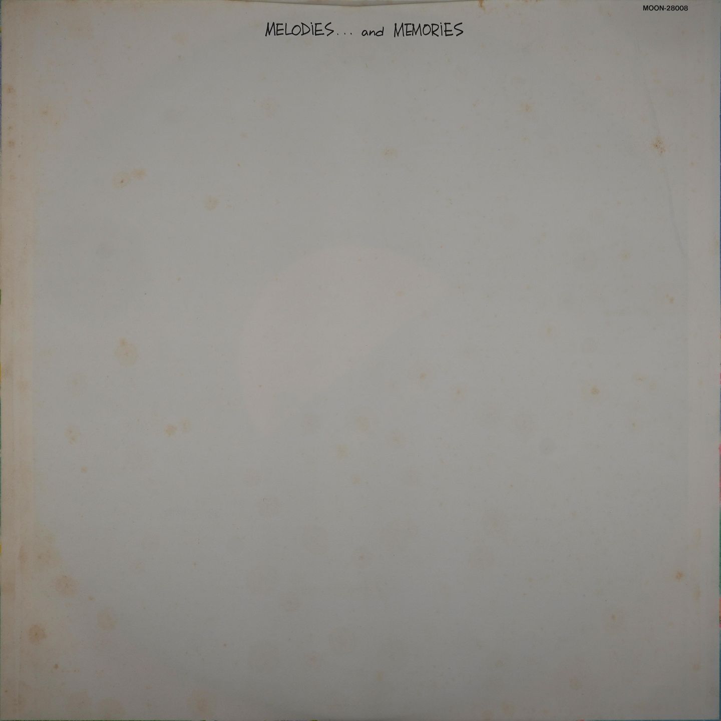 Tatsuro Yamashita - Melodies | Moon Records (MOON-28008) - 5