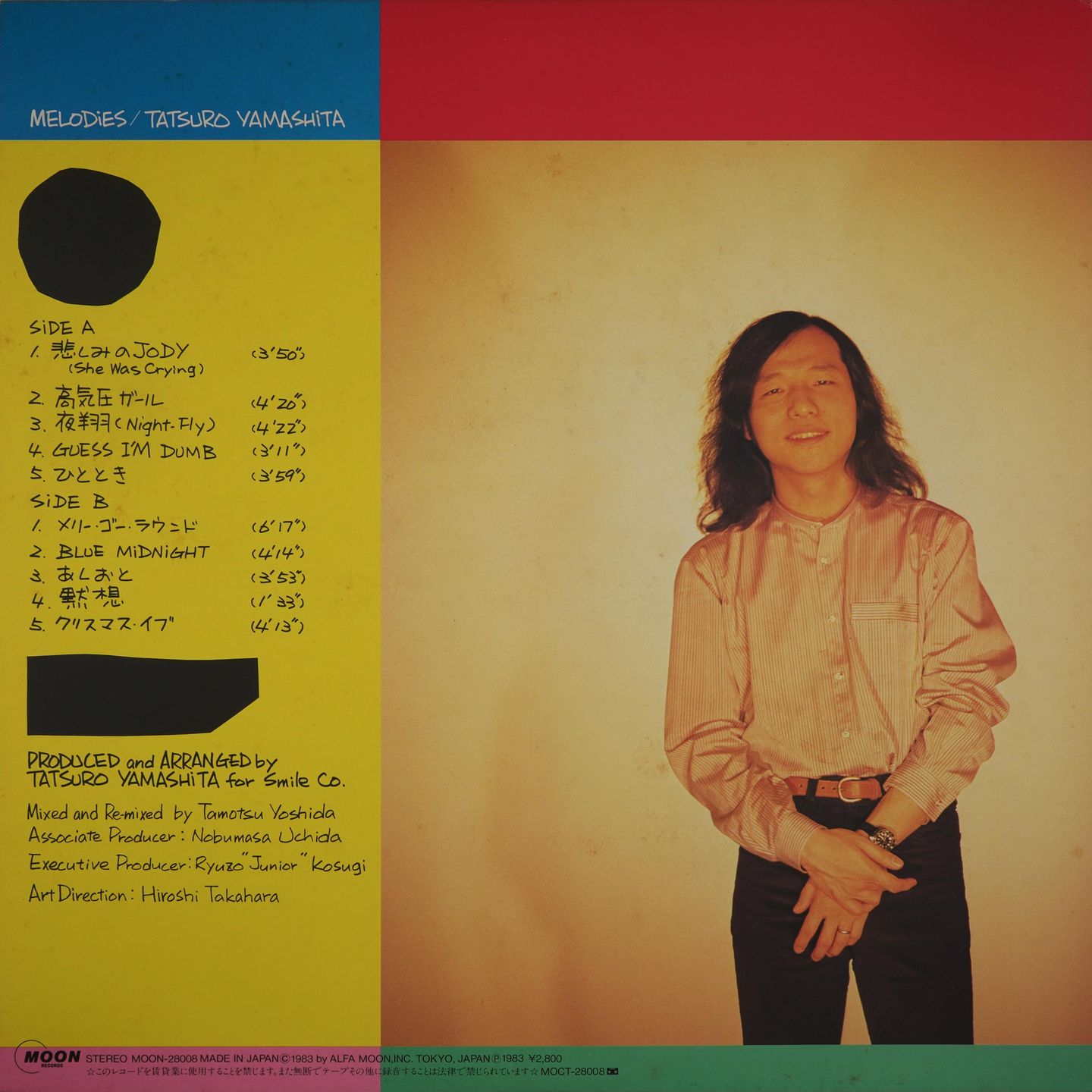Tatsuro Yamashita - Melodies | Moon Records (MOON-28008) - 2