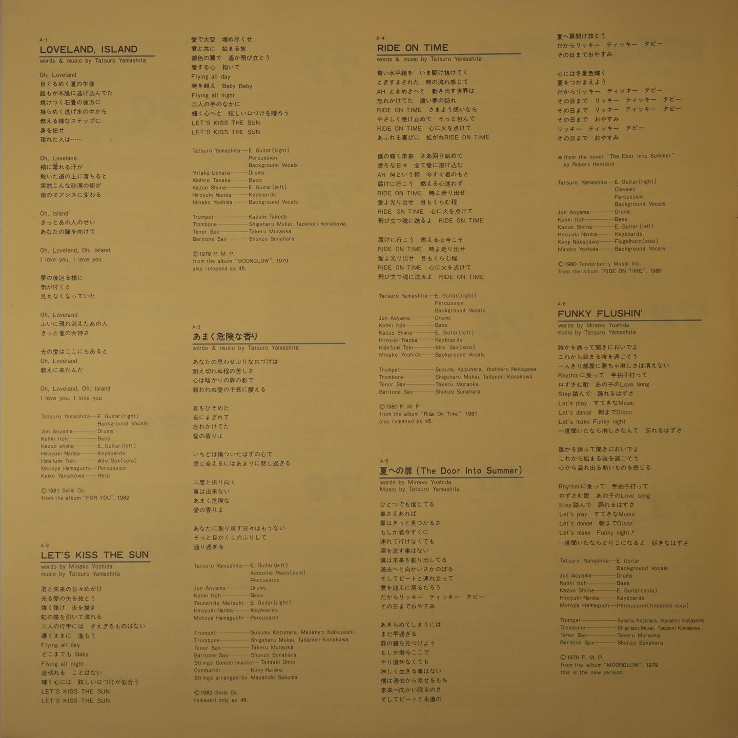 Tatsuro Yamashita - Greatest Hits! Of | Air Records (RAL-8803) - 7