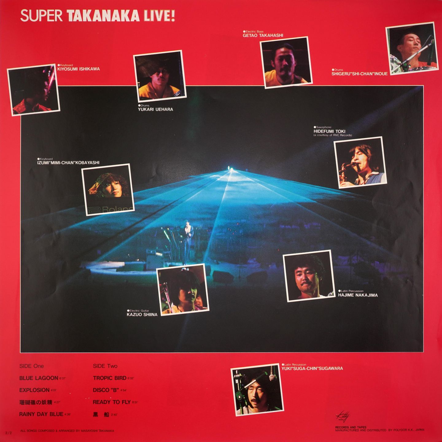 Masayoshi Takanaka - Super Takanaka Live! | Kitty Records (MKF1058) - 3