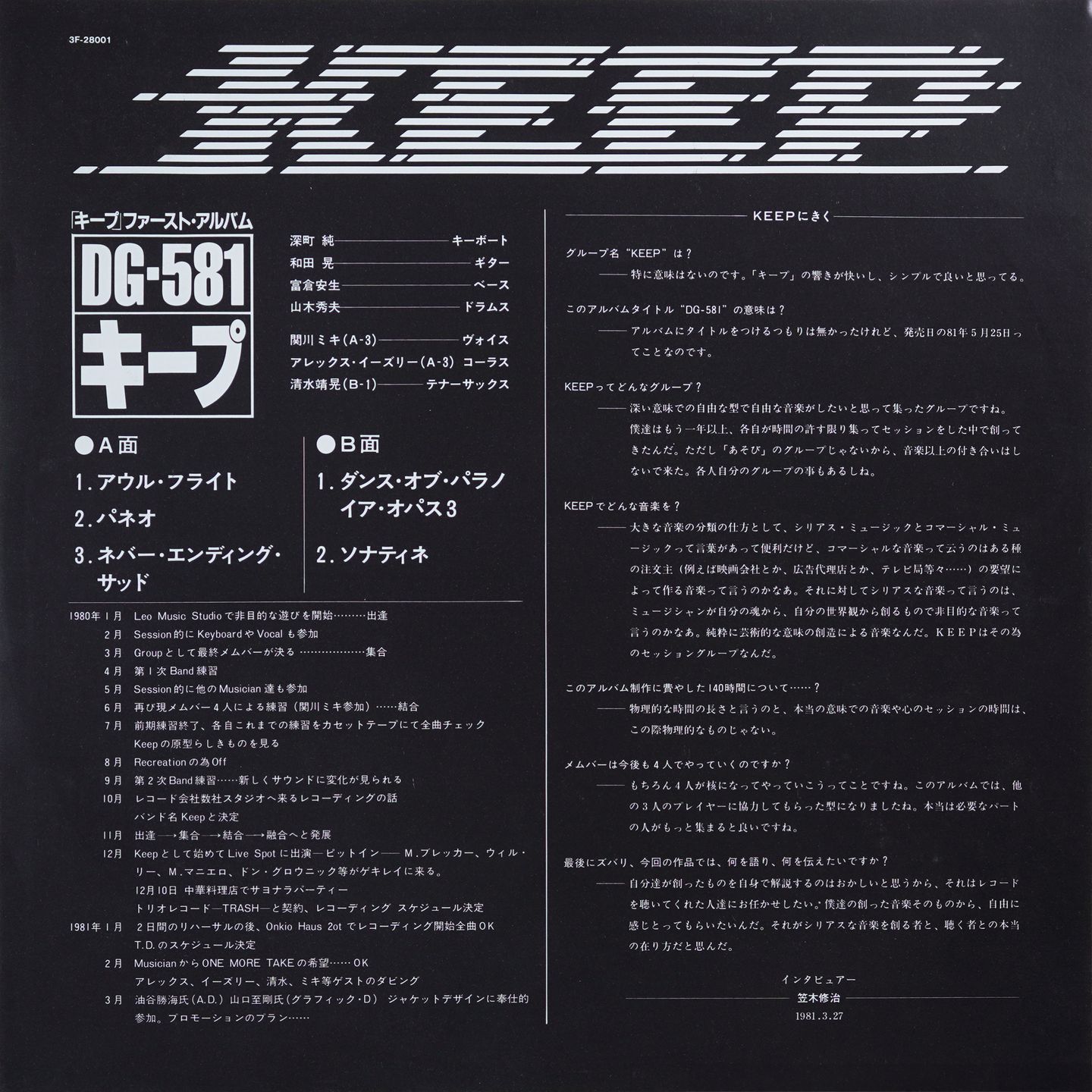 Keep - DG-581 | Trash (3F-28001) - 3