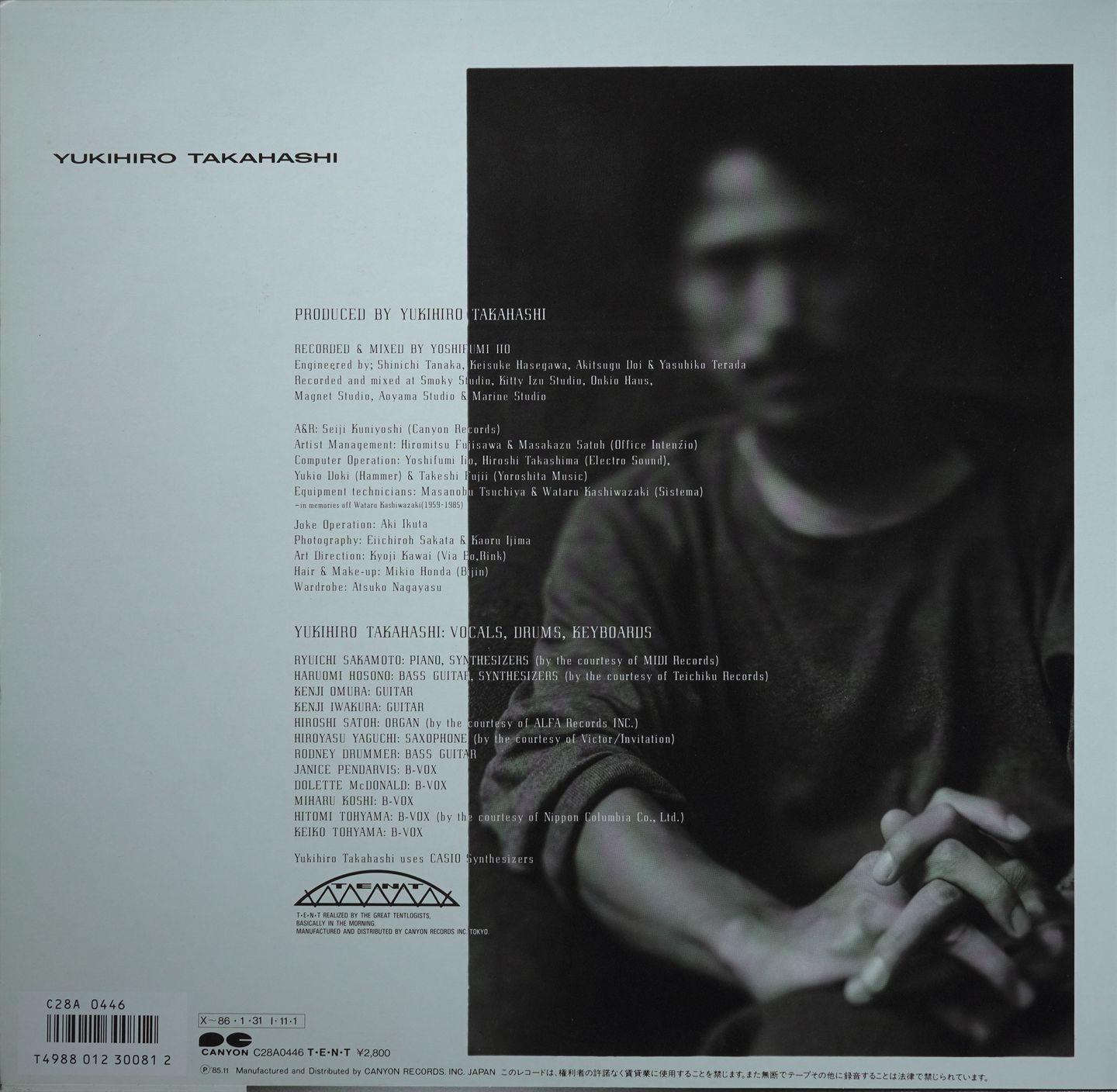 Yukihiro Takahashi - Once A Fool,... | T.E.N.T (C28A0446) - 2