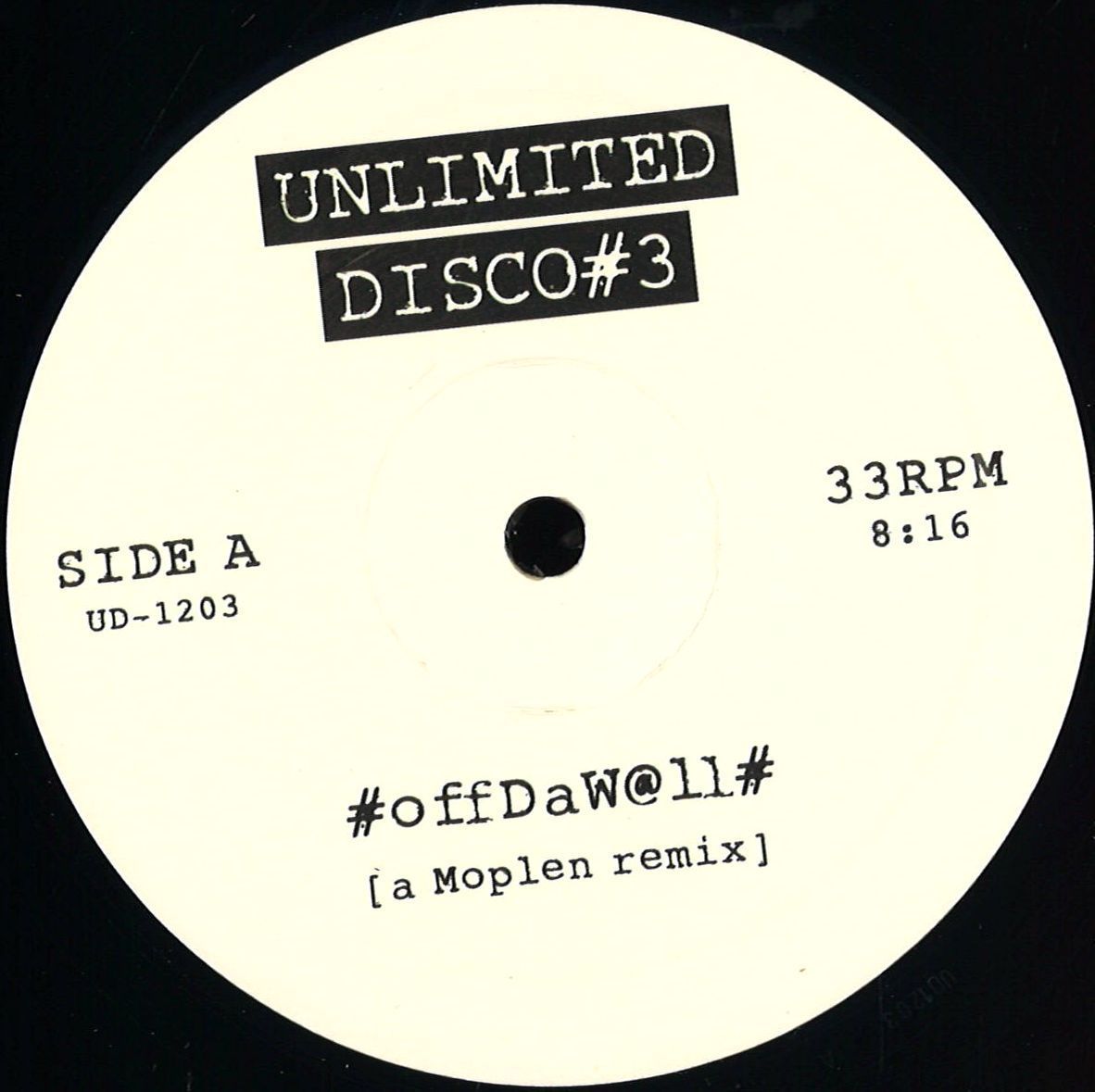 Michael Jackson / McFadden & Whitehead - Off The Wall / Ain't No Stoppin Us Now | Unlimited Disco (UD-1203)