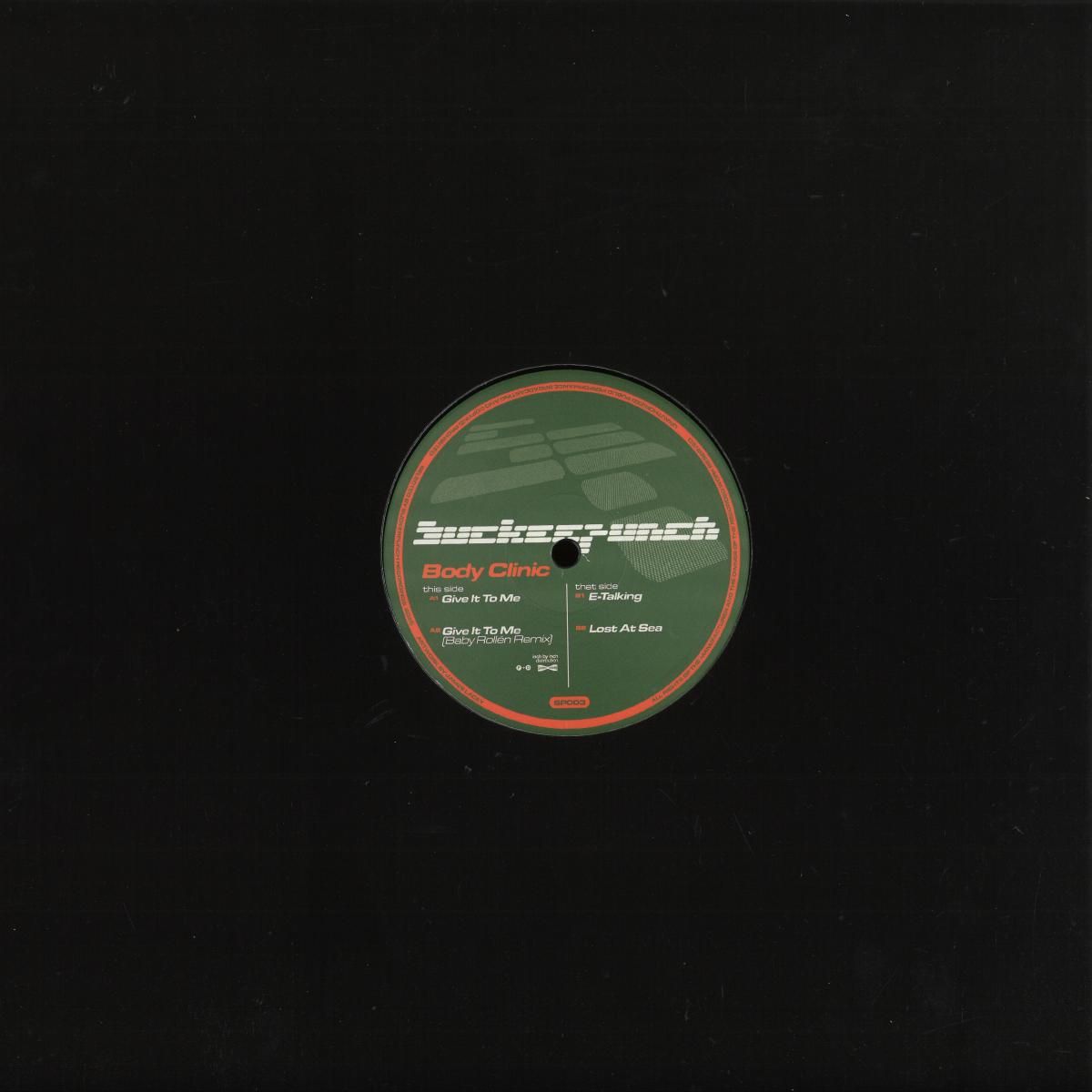 Body Clinic - SUCKERPUNCH003 | Suckerpunch records (SP003) - 2