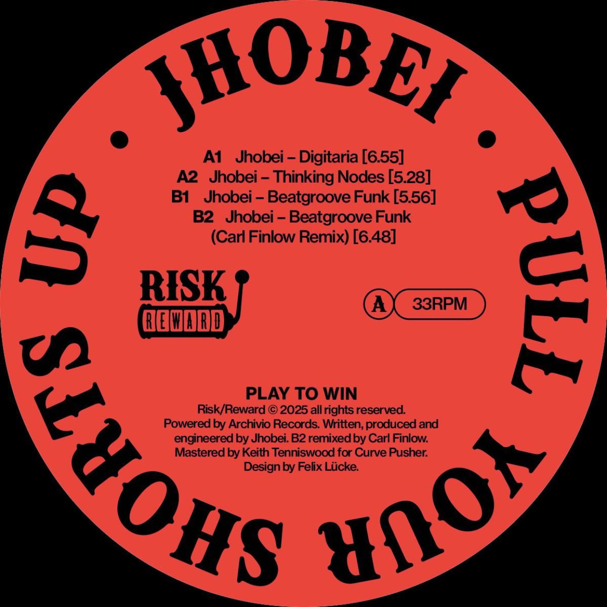 Jhobei - Pull Your Shorts Up! (Incl. Carl Finlow Remix) | Risk/Reward Records (RISK002)