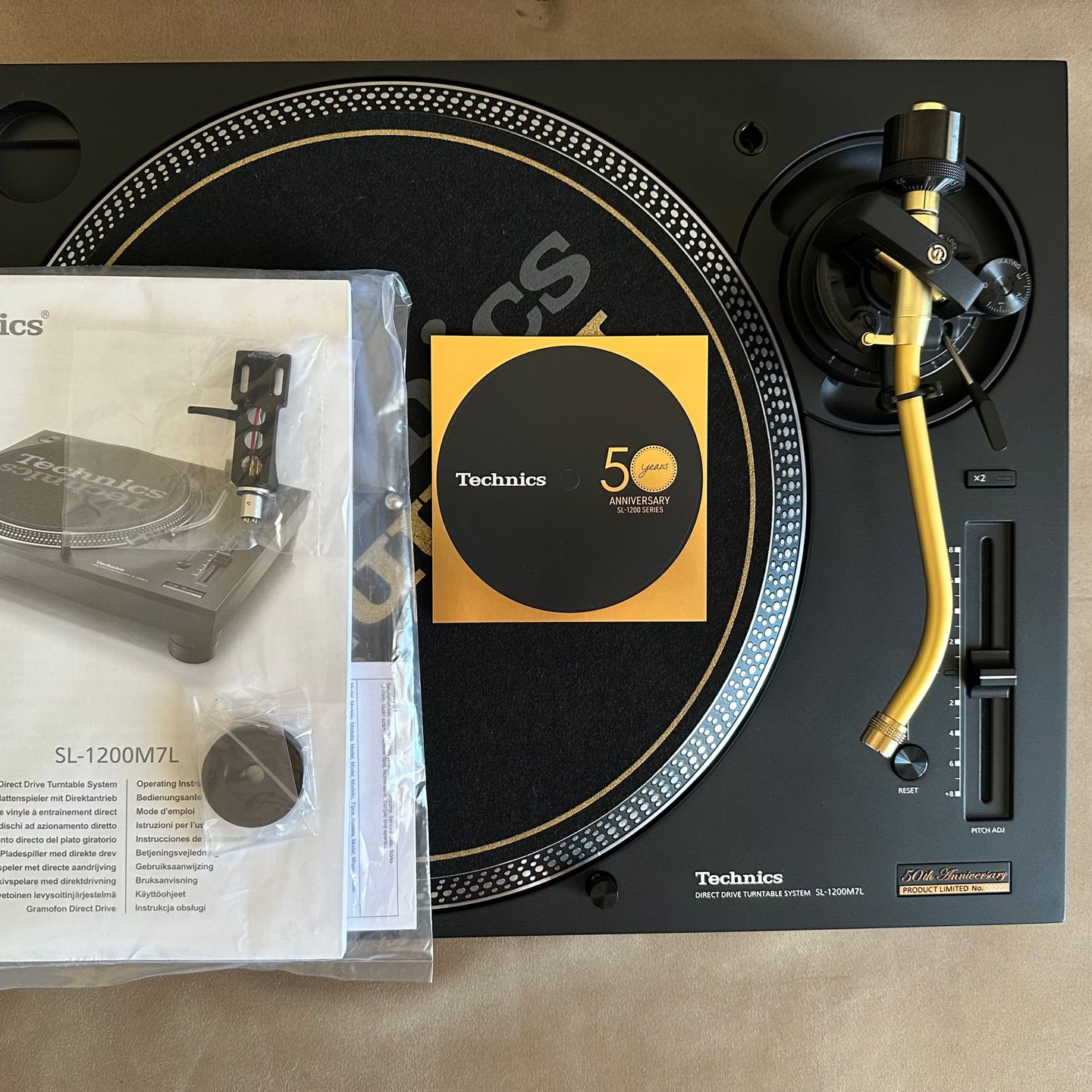 Technics - Technics SL-1200 M7L Black (50th Anniversary) - main