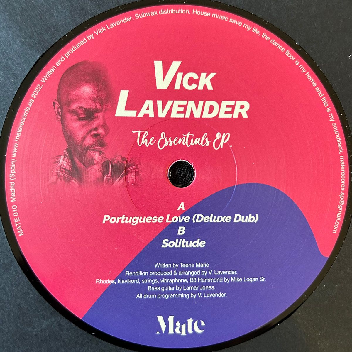 Vick Lavender - The Essentials EP. | Mate (MATE 010)