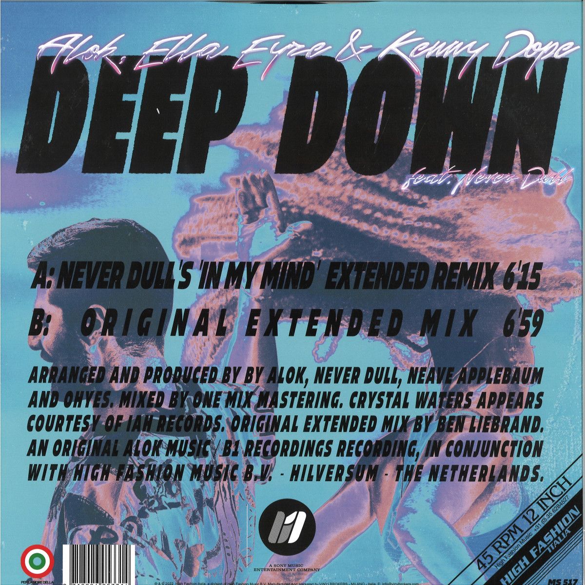Alok x Never Dull x Kenny "Dope" Gonzalez feat. Ella Eyre & Crystal Waters - Deep Down | High Fashion Music (MS 517) - 2 Alok x Never Dull x Kenny "Dope" Gonzalez feat. Ella Eyre & Crystal Waters - Deep Down | High Fashion Music (MS 517) - 2