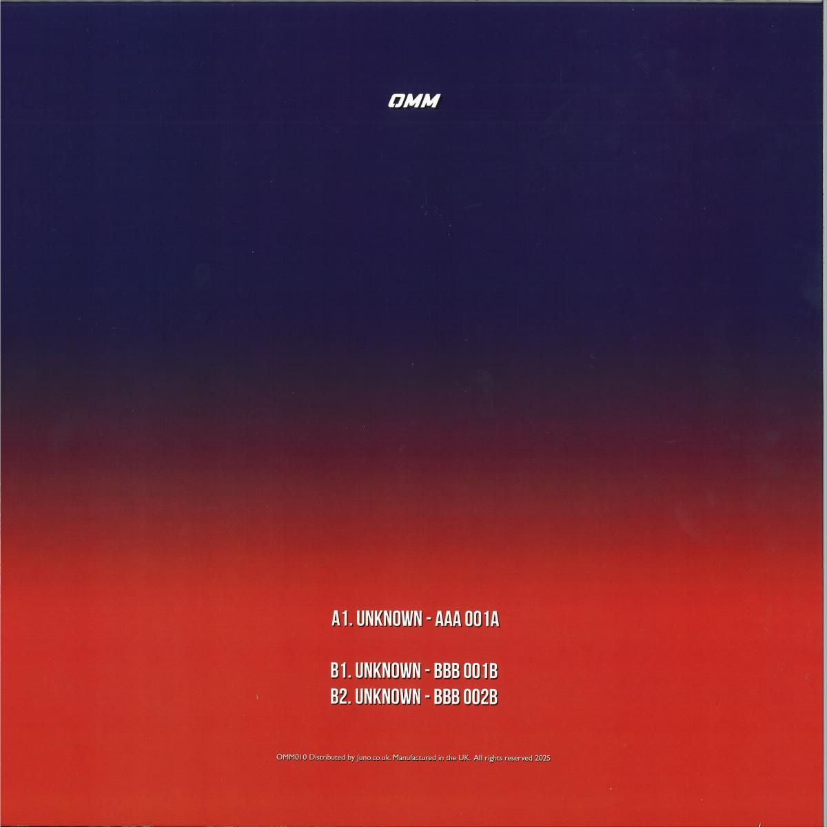Unknown Artist - Omm 010 | Only Music Matters (omm 010) - 2 Unknown Artist - Omm 010 | Only Music Matters (omm 010) - 2