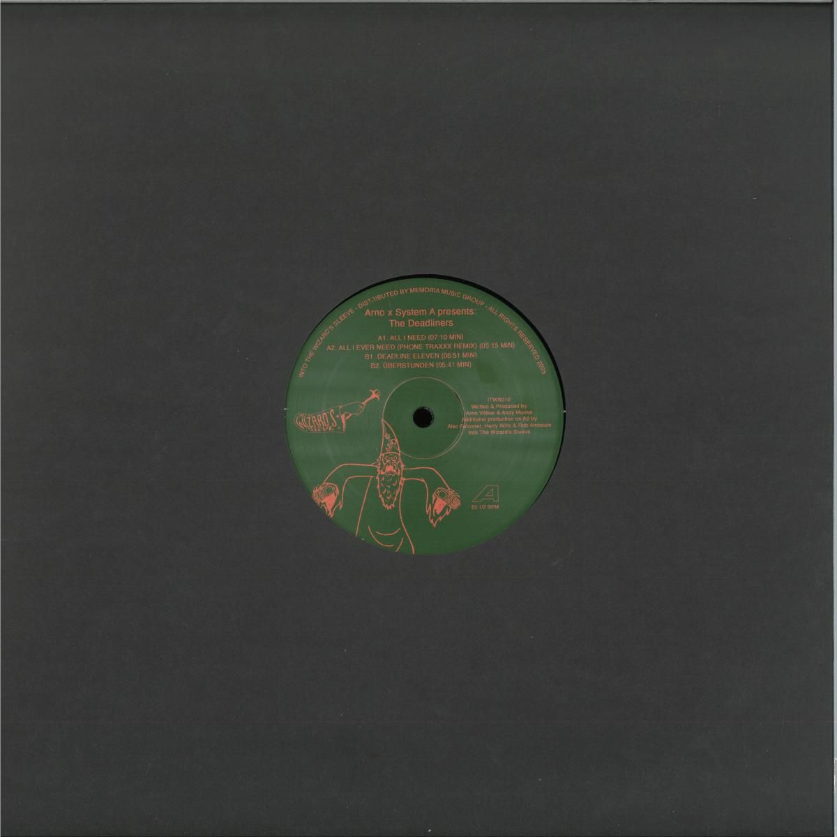 Arno & System A - The Deadliners | Into The Wizard's Sleeve (ITWS010) - 2 Arno & System A - The Deadliners | Into The Wizard's Sleeve (ITWS010) - 2