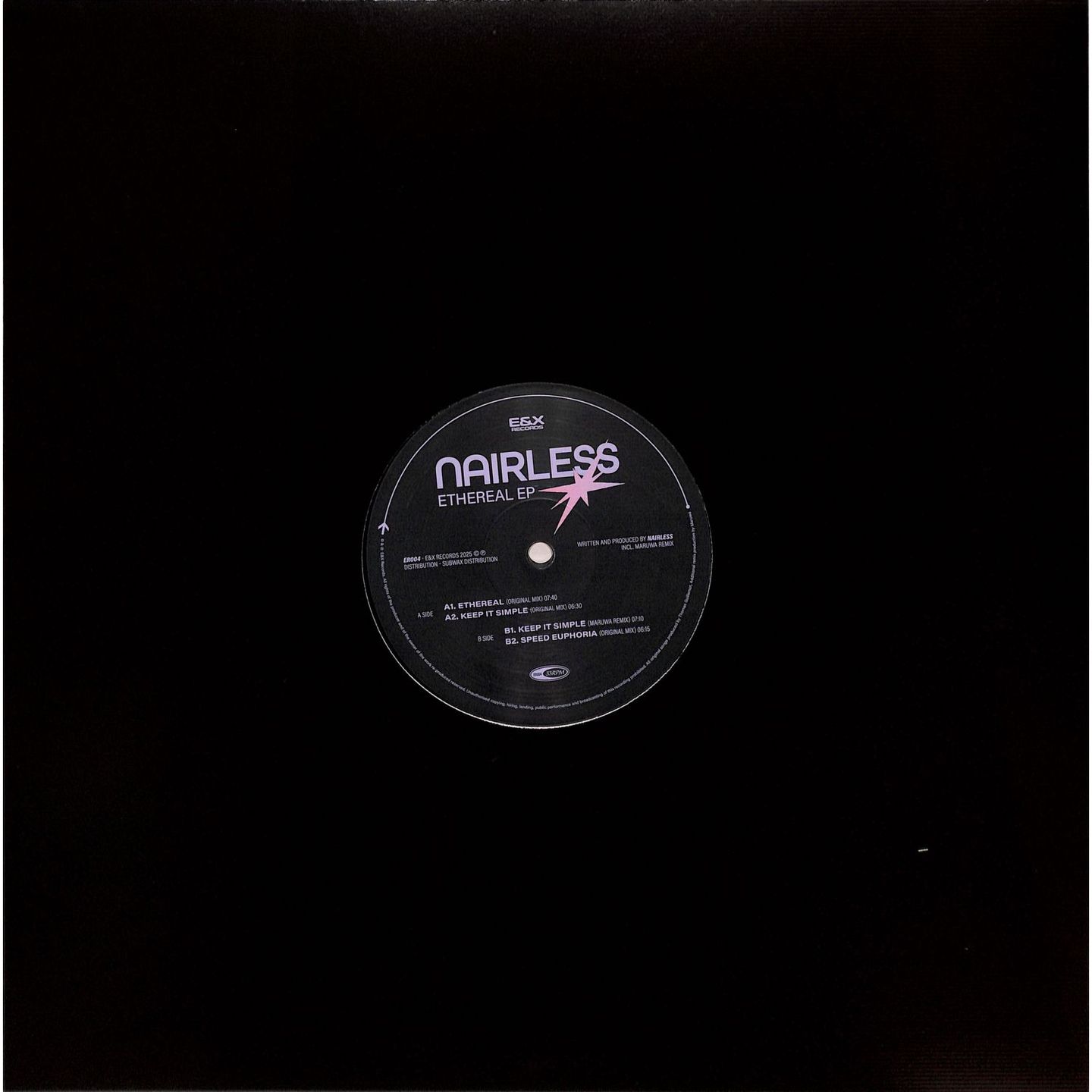 Nairless - Ethereal EP | E&X Records (ER004) - 2