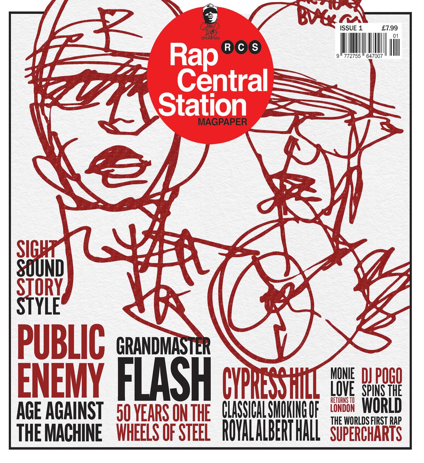 Rap Central Station – Issue 1 (Vinyl-Sized Launch Edition)