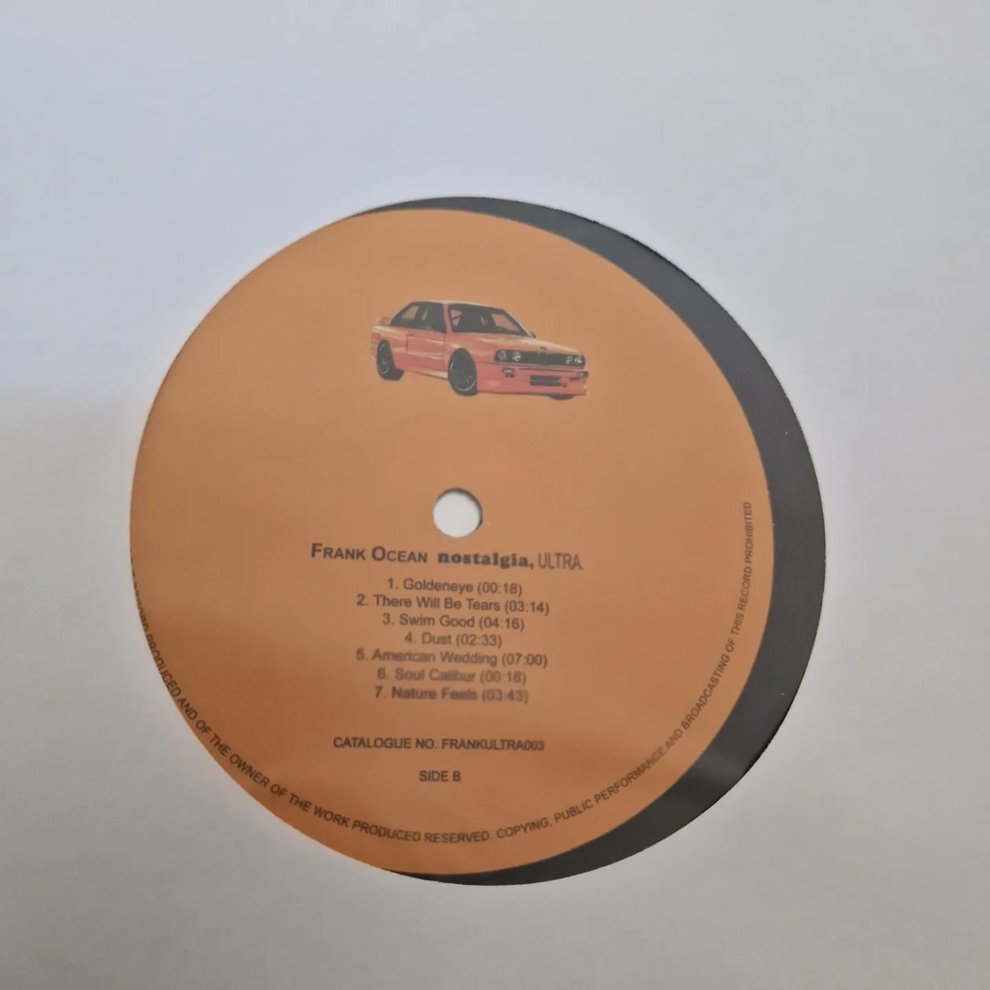 Frank Ocean - Nostalgia, Ultra. | Not On Label (Frank Ocean) (FRANKULTRA003) - 3