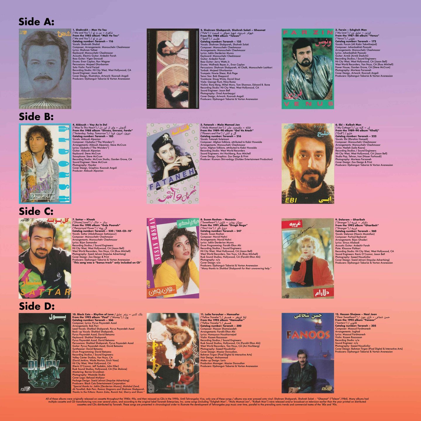 Various - Tehrangeles Vice (Iranian Diaspora Pop 1983-1993) | Discotchari (DSC002) - 3