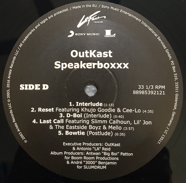 OutKast - Speakerboxxx / The Love Below | Arista (88985392121) - 8