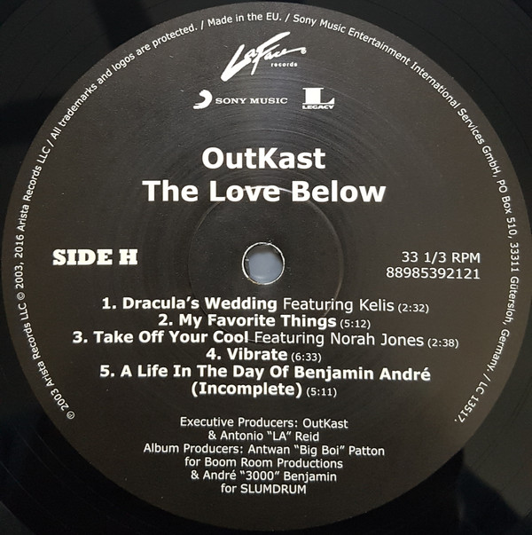 OutKast - Speakerboxxx / The Love Below | Arista (88985392121) - 12