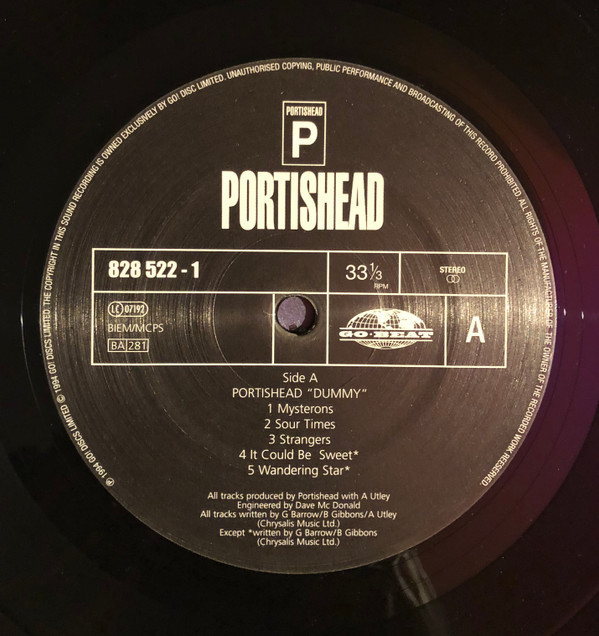 Portishead - Dummy | Go! Beat (828 522-1) - 3