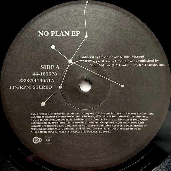 David Bowie - No Plan EP | ISO Records (88985419651) - 3 David Bowie - No Plan EP | ISO Records (88985419651) - 3