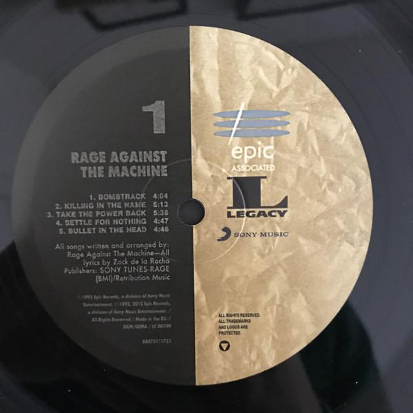 Rage Against The Machine - Rage Against The Machine | Epic Associated (88875111751) - 5