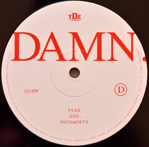 Kendrick Lamar - Damn. | Top Dawg Entertainment (00602557618280) - 7 Kendrick Lamar - Damn. | Top Dawg Entertainment (00602557618280) - 7