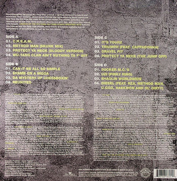 Legend Of The Wu-Tang: Wu-Tang Clan's Greatest Hits