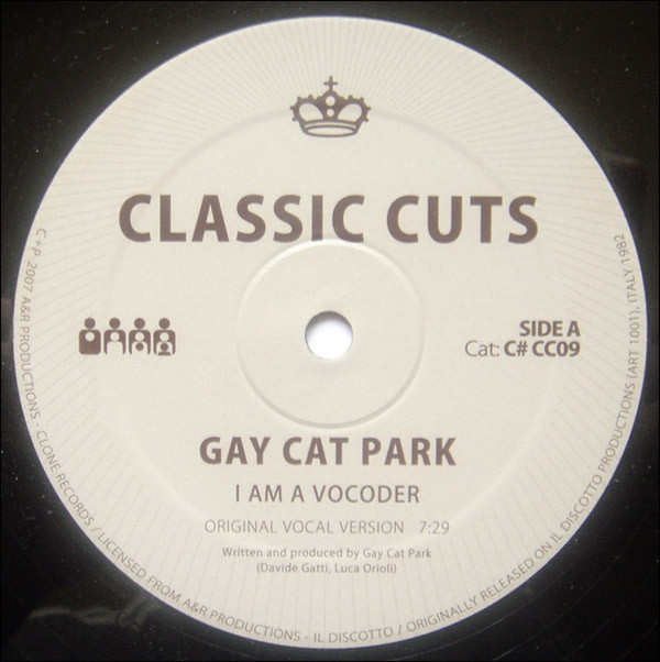 Gay Cat Park - I Am A Vocoder | Clone Classic Cuts (C#CC09)