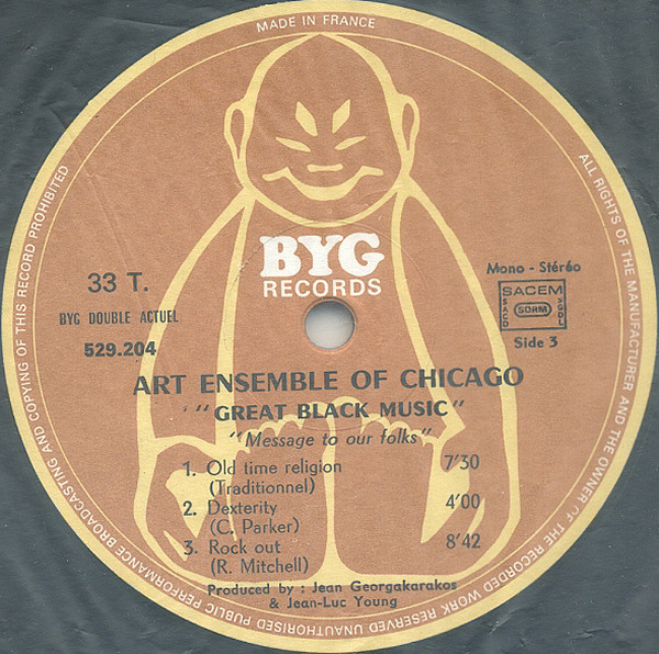 "Great Black Music" - A Jackson In Your House / Message To Our Folks