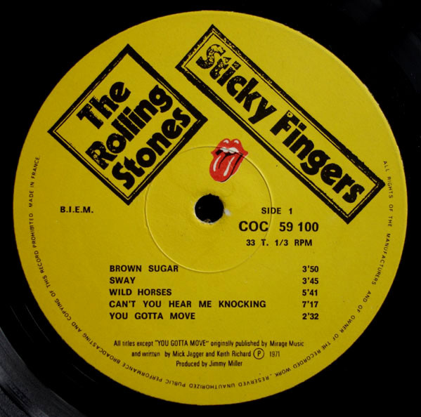 The Rolling Stones - Sticky Fingers | Rolling Stones Records (COC 59 100) - 5