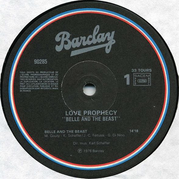 Love Prophecy - Belle & The Beast | Barclay (90285) - 3 Love Prophecy - Belle & The Beast | Barclay (90285) - 3