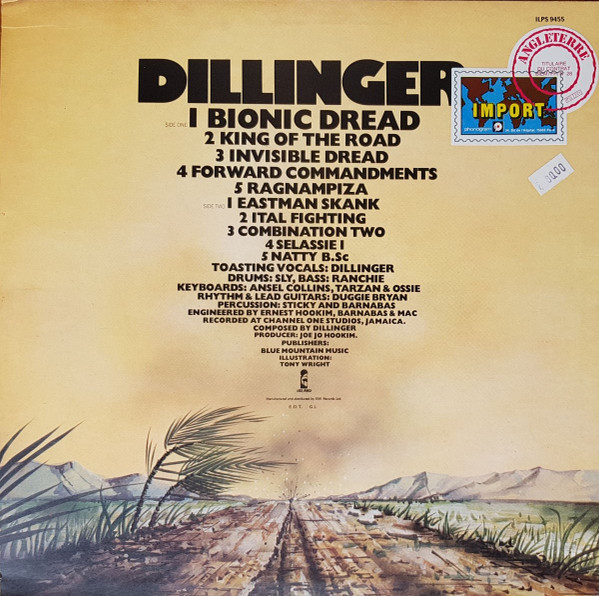 Dillinger - Bionic Dread | Black Swan (ILPS 9455) - Dizonord