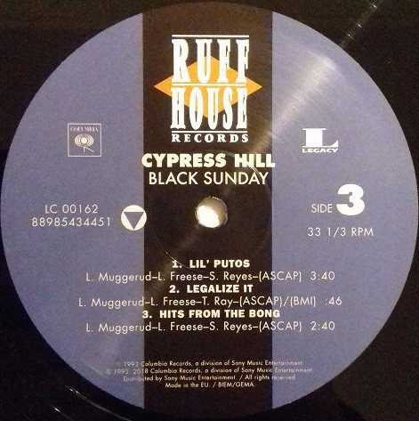 Cypress Hill - Black Sunday | Sony Music (88985434451) - 9 Cypress Hill - Black Sunday | Sony Music (88985434451) - 9