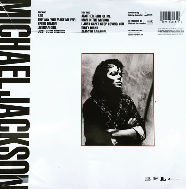 Michael Jackson - Bad | Sony Music (190758664316)