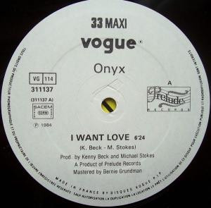 Onyx - I Want Love | Vogue (311137) - 2