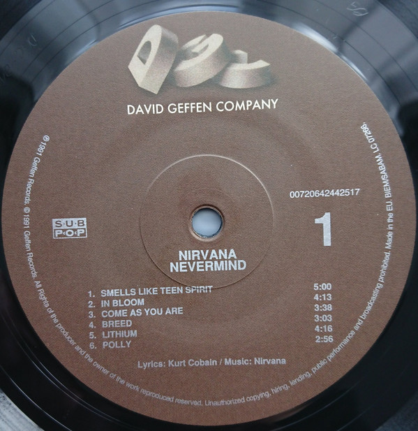 Nirvana - Nevermind | DGC (00720642442517) - 4 Nirvana - Nevermind | DGC (00720642442517) - 4
